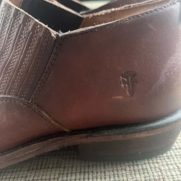 Women’s Frye Billy Brown Leather Ankle Boots - Picture 4 of 7